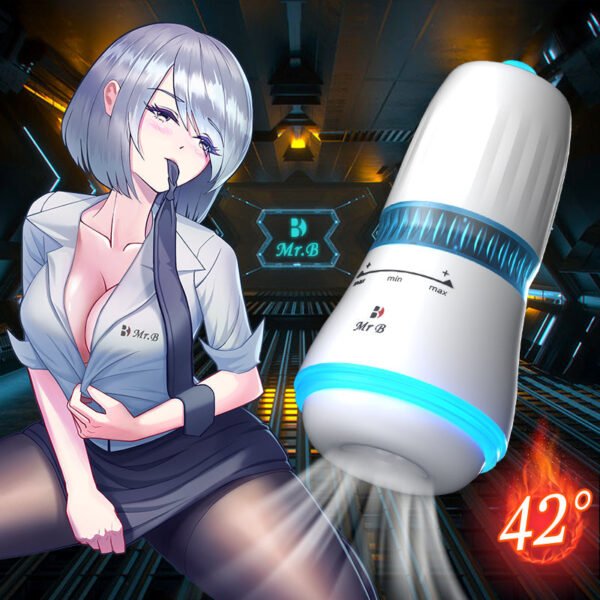 New Rotary Sucking Masturbation Cup Powerful Vibration Heating Masturbation Machine LED Light Sex Toys Masturbation Cup - Image 5