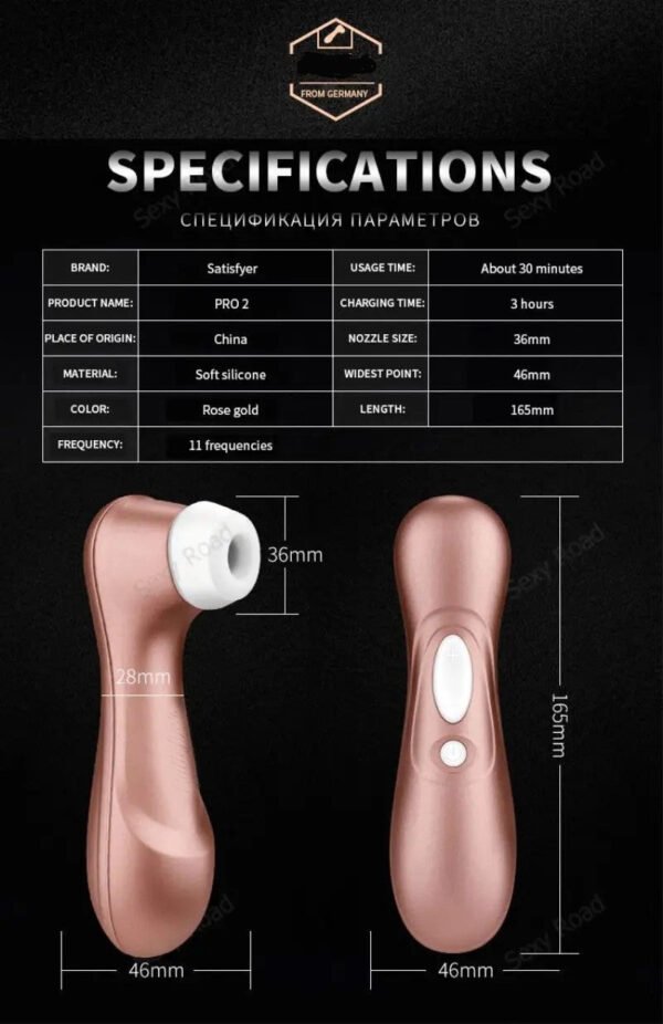 XIAER NL USA  tisfyer pro 2 Vaginal Sucking Vibrator Oral Sex Suction Clitoris Stimulator Female Masturbation Sex Toys Women - Image 2