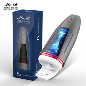 New Hands Free Male Masturbator Cup Real Touch Male Masturbator Electric Shock 10 Vibrations Masturbation Cup