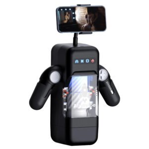 Heating Robot Masturbation Game Cup for Men Automatic Thrusting Vibrator Real Vagina Sex Toy Male Masturbators with Phone Holder