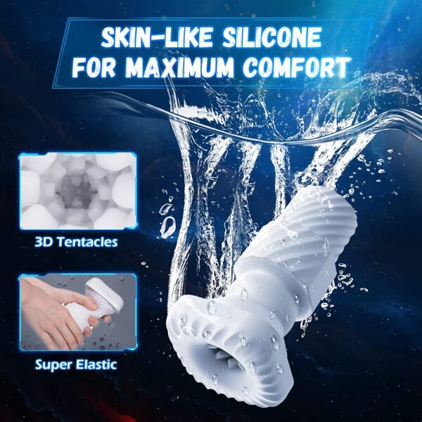 Heating Robot Masturbation Game Cup for Men Automatic Thrusting Vibrator Real Vagina Sex Toy Male Masturbators with Phone Holder - Image 5