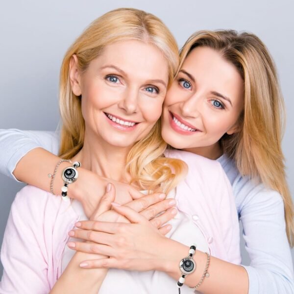 Dacida Long Distance Touch Bracelets for Couples, Vibration & Light up for Love Couples Bracelets | Long Distance Relationship Gifts for Girlfriend Bluetooth Pairing Jewelry - Image 30