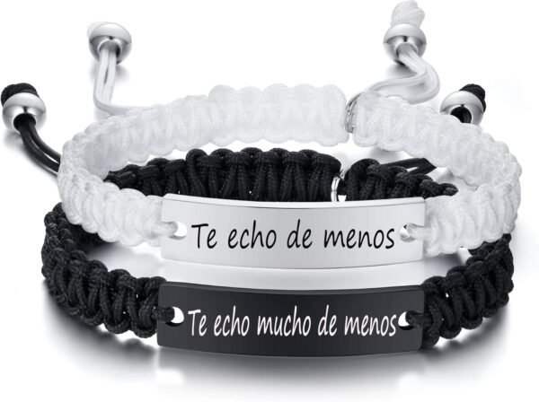 Dacida Matching Couples Bracelets for Women Men Long Distance Bracelets for Couples His Hers Bracelets Relationship Bracelets Anniversary Christmas Birthday Gifts - Image 13
