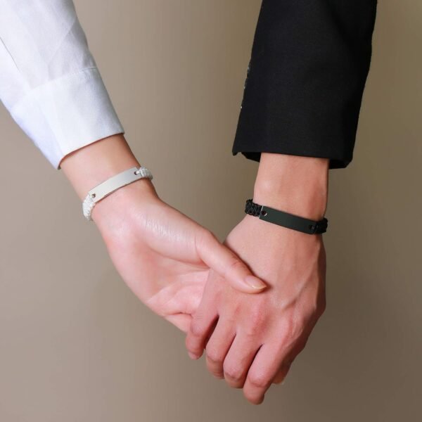 Dacida Matching Couples Bracelets for Women Men Long Distance Bracelets for Couples His Hers Bracelets Relationship Bracelets Anniversary Christmas Birthday Gifts - Image 30