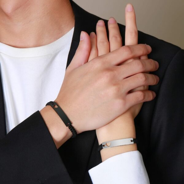 Dacida Matching Couples Bracelets for Women Men Long Distance Bracelets for Couples His Hers Bracelets Relationship Bracelets Anniversary Christmas Birthday Gifts - Image 36