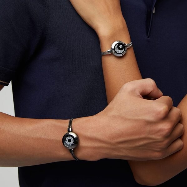 Dacida Long Distance Touch Bracelets for Couples, Vibration & Light up for Love Couples Bracelets | Long Distance Relationship Gifts for Girlfriend Bluetooth Pairing Jewelry - Image 18