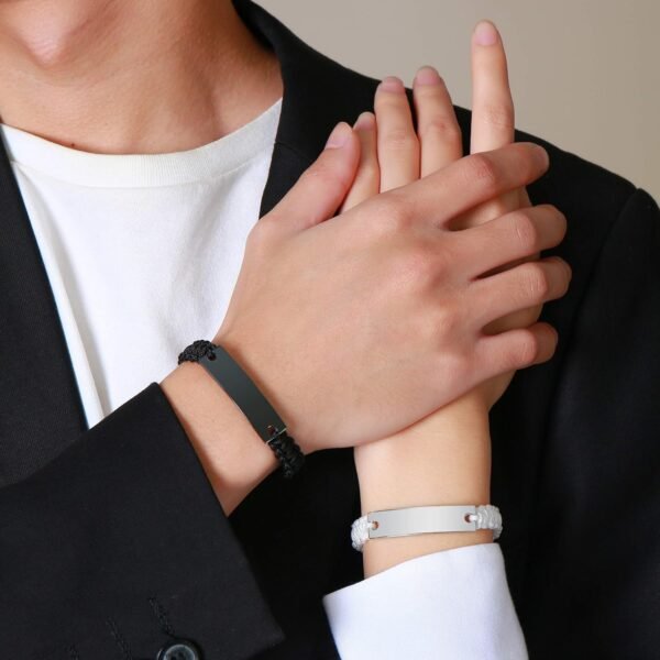 Dacida Matching Couples Bracelets for Women Men Long Distance Bracelets for Couples His Hers Bracelets Relationship Bracelets Anniversary Christmas Birthday Gifts - Image 29
